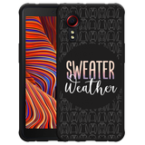 Hoesje Zwart geschikt voor Samsung Galaxy Xcover 5 - Sweater Weather