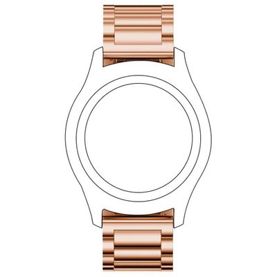 Cazy Metalen Band Samsung Galaxy Watch 46mm - Rose Goud