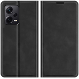 Wallet Magnetic Hoesje geschikt voor Xiaomi Redmi Note 12 Pro+ 5G - Zwart