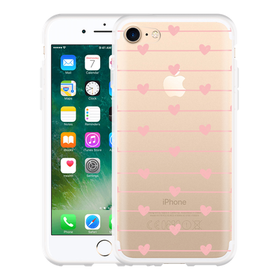Cazy Hoesje geschikt voor iPhone 7 - Pink Love