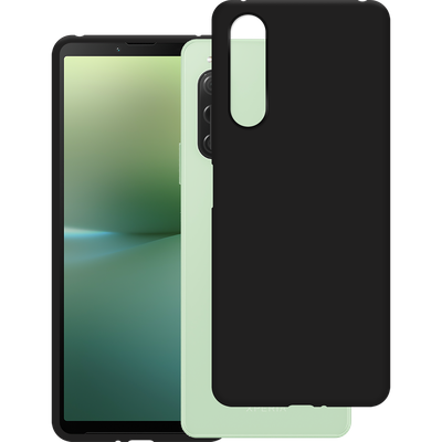 Just in Case Sony Xperia 10 V - Soft TPU Case with Necklace Strap - Black