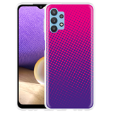 Hoesje geschikt voor Samsung Galaxy A32 5G - Roze Paarse Cirkels