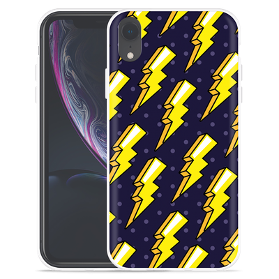 Cazy Hoesje geschikt voor iPhone Xr - Pop Art Lightning