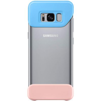Samsung Galaxy S8 Plus 2Piece Cover - Blauw/Roze
