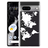 Hoesje geschikt voor Google Pixel 7 - World Map