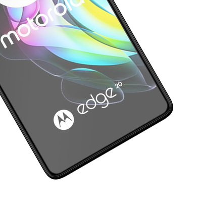 Cazy Tempered Glass Screen Protector geschikt voor Motorola Edge 20 - Transparant