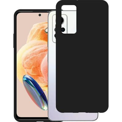 Just in Case Xiaomi Redmi Note 12 Pro 4G - Soft TPU Case with Necklace Strap - Black