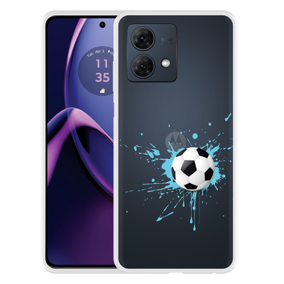 Cazy Hoesje geschikt voor Motorola Moto G84 5G Soccer Ball
