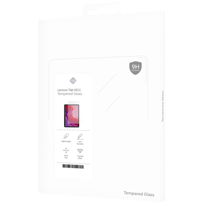Cazy Tempered Glass Screen Protector geschikt voor Lenovo Tab M11 - Transparant
