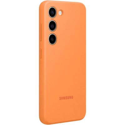 Samsung Galaxy S23 Hoesje - Samsung Silicone Case - Oranje