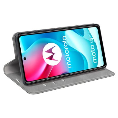 Cazy Wallet Magnetic Hoesje geschikt voor Motorola Moto G60s - Grijs
