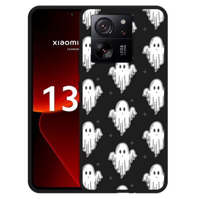 Cazy Hoesje Zwart geschikt voor Xiaomi 13T/13T Pro Spookjes