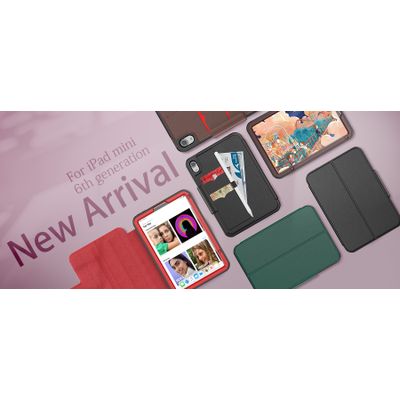 Cazy Hoes geschikt voor iPad Mini 2022 (6th Gen) - Magnetische Book Case met Penhouder - Zwart