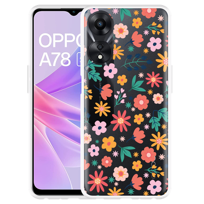 Cazy Hoesje geschikt voor Oppo A78 5G Always have flowers