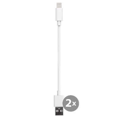 Cazy 120W Smart Charging Docking Station met 10 poorten - USB / USB-C + 3x USB-C naar USB-C Kabel - 20cm + 2x USB naar Lightning Kabel - MFI gecertificeerd - 20cm - Wit