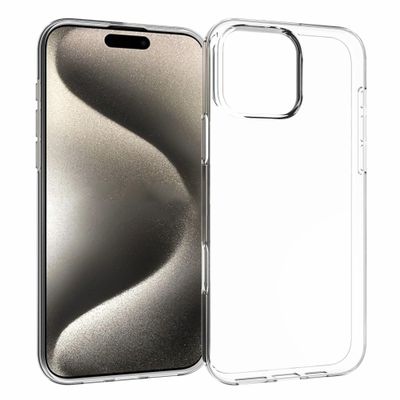 Cazy Soft GRS Hoesje geschikt voor iPhone 16 Pro Max - Transparant