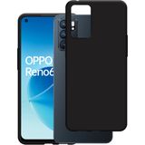 Soft TPU Hoesje geschikt voor Oppo Reno6 5G - Zwart