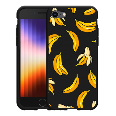 Cazy Hoesje Zwart geschikt voor iPhone 7/8 - Banana