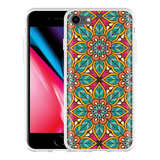 Hoesje geschikt voor iPhone 8 - Flora Mandala