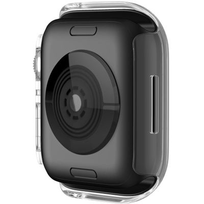 Cazy Hoesje geschikt voor Apple Watch Series 7/8 41mm - Hard Cover - Transparant