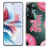 Hoesje geschikt voor Oppo Reno11 F Donut Worry