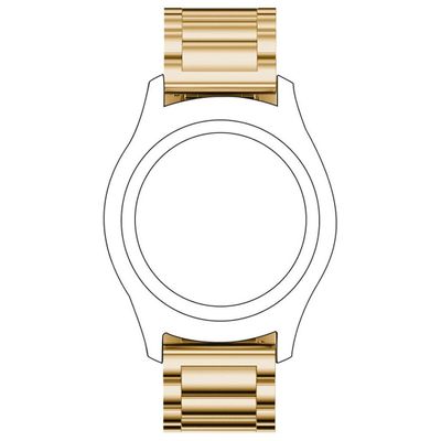 Cazy Huawei Watch GT 2 46mm Metalen Band - Goud