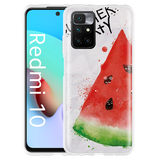 Hoesje geschikt voor Xiaomi Redmi 10 - Watermeloen Party