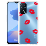 Hoesje geschikt voor Oppo A54s - Red Kisses