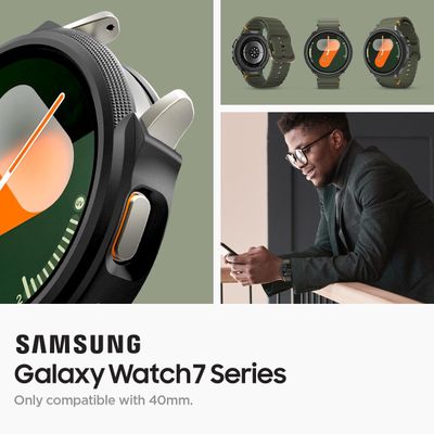 Spigen Hoesje geschikt voor Samsung Galaxy Watch7 40mm - Liquid Air - Zwart