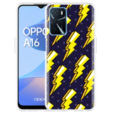 Hoesje geschikt voor Oppo A16/A16s - Pop Art Lightning