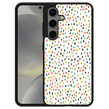 Hardcase Hoesje geschikt voor Samsung Galaxy S24 Happy Dots