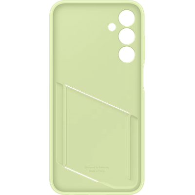 Samsung Hoesje geschikt voor Galaxy A25 - Card Slot Case - Lime
