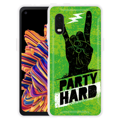 Cazy Hoesje geschikt voor Samsung Galaxy Xcover Pro - Party Hard