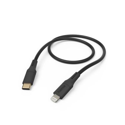 Hama Silicone USB-C naar Lightning Kabel - MFI gecertificeerd - 150cm - Zwart