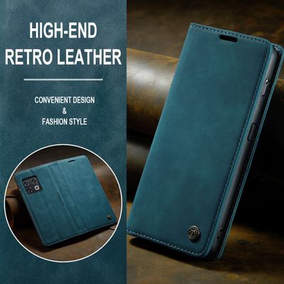 CASEME OnePlus 10 Pro Retro Wallet Case - Blue