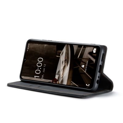Samsung Galaxy A14 4G/5G Hoesje - CASEME Retro Telefoonhoesje met Portemonnee - Zwart