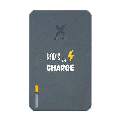 Xtorm Powerbank 10.000mAh Grijs - Design - Dad's in Charge