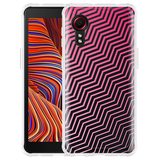 Hoesje geschikt voor Samsung Galaxy Xcover 5 - Wavy Pink