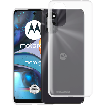 Just in Case Motorola Moto G22 - Soft TPU Case with Necklace Strap - Clear