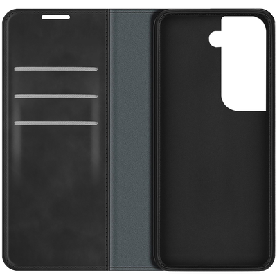 Cazy Wallet Magnetic Hoesje geschikt voor Samsung Galaxy S22+ - Zwart