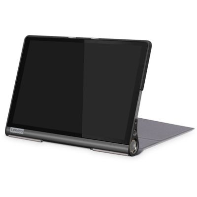 Cazy TriFold Hoes met Auto Slaap/Wake geschikt voor Lenovo Yoga Smart Tab - Grijs
