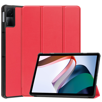 Cazy Hoes geschikt voor Xiaomi Redmi Pad - TriFold Tablet Smart Cover - Rood