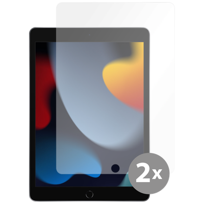 Cazy Screenprotector geschikt voor iPad 2021 (9th Gen)/2020 (8th Gen)/iPad 2019 (7th Gen) - 2 stuks Screenprotector van Gehard Glas