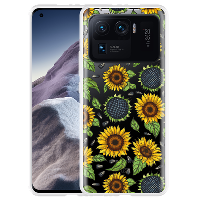 Cazy Hoesje geschikt voor Xiaomi Mi 11 Ultra - Sunflowers
