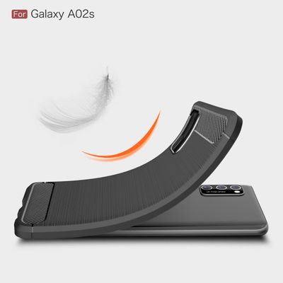 Cazy Rugged TPU Hoesje geschikt voor Samsung Galaxy A02s - Zwart