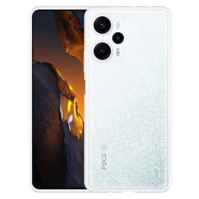 Just in Case Xiaomi Poco F5 - Soft TPU Case with Necklace Strap - Clear