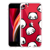 Hoesje geschikt voor iPhone SE 2020 - Panda Emotions