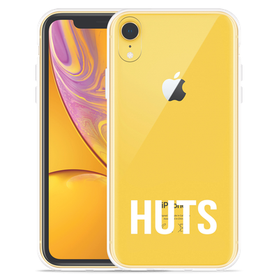 Cazy Hoesje geschikt voor iPhone Xr - Huts wit