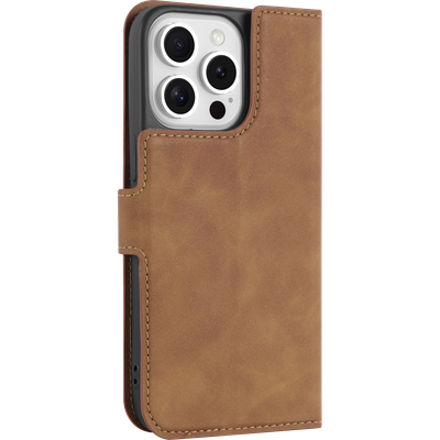 Cazy Premium Wallet Hoesje geschikt voor iPhone 15 Pro Max - Bruin