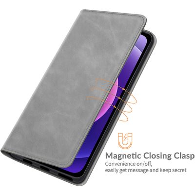 Cazy Wallet Magnetic Hoesje geschikt voor iPhone 12 Pro Max - Grijs
